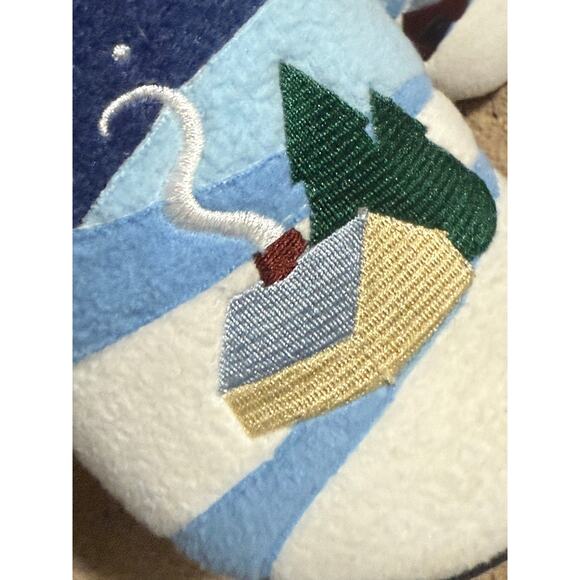 The Vermont Country Store Starry Night Felted Slipper clog womens size 10 - Picture 6 of 7